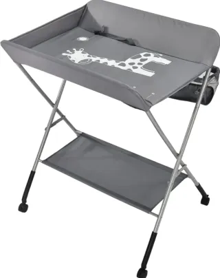 Cambiador Bebé Plegable Portátil Gris