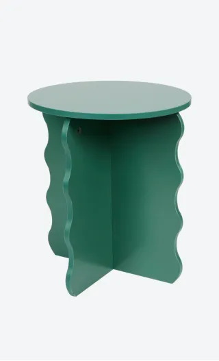 Mesa auxiliar redonda negra, blanca o verde nueva