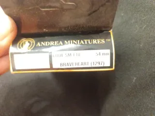Figura plomo 54mm Andrea Braveheart
