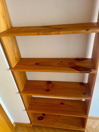 Estantería madera maciza 200cm en Perfecto estado