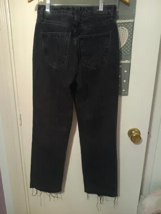 Pantalón vaquero Zara mujer negro