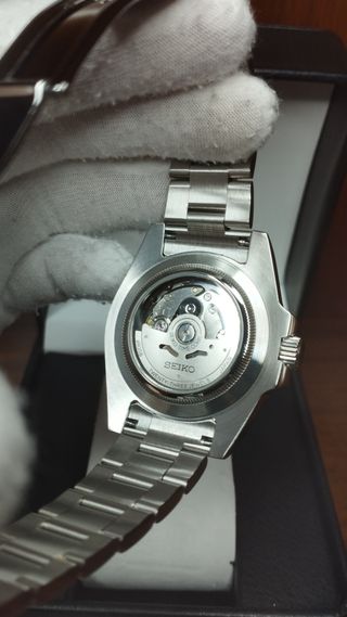 Reloj Seiko Mod Scubamaster Negro Naranja