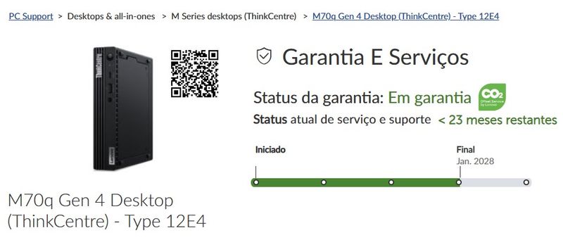 Thinkcentre M70Q Gen 4 i5-13400T 16 G 256 G W11 Pro afbeelding 4