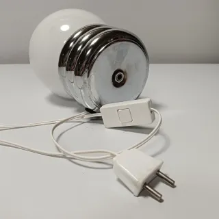 LAMPARA SOBREMESA CROMADA 70S (I)