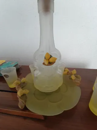 Set Liquore Vintage Limoncello Mandolino