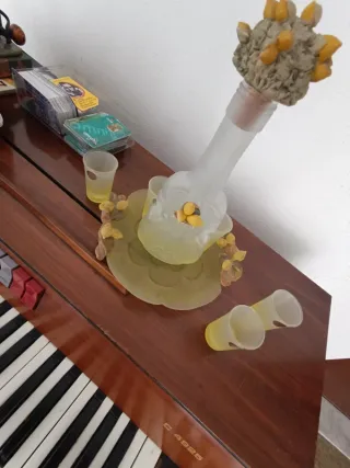 Set Liquore Vintage Limoncello Mandolino