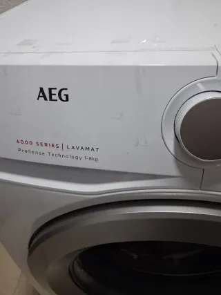 Lavadora AEG Serie 6000 8kg. Eficiencia A