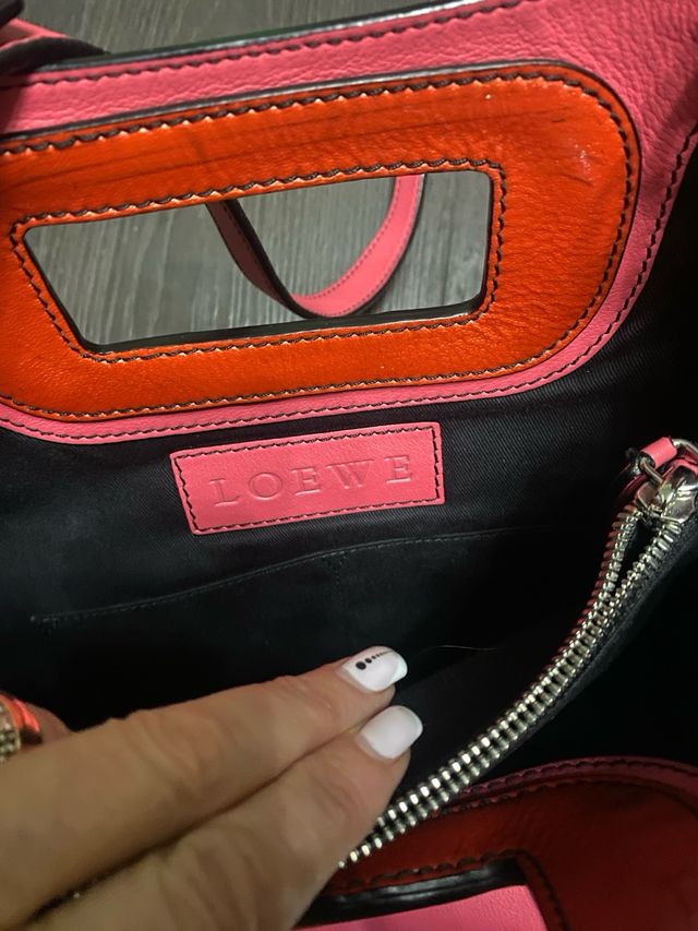 Bolso Loewe Flamenco Piel Rosa