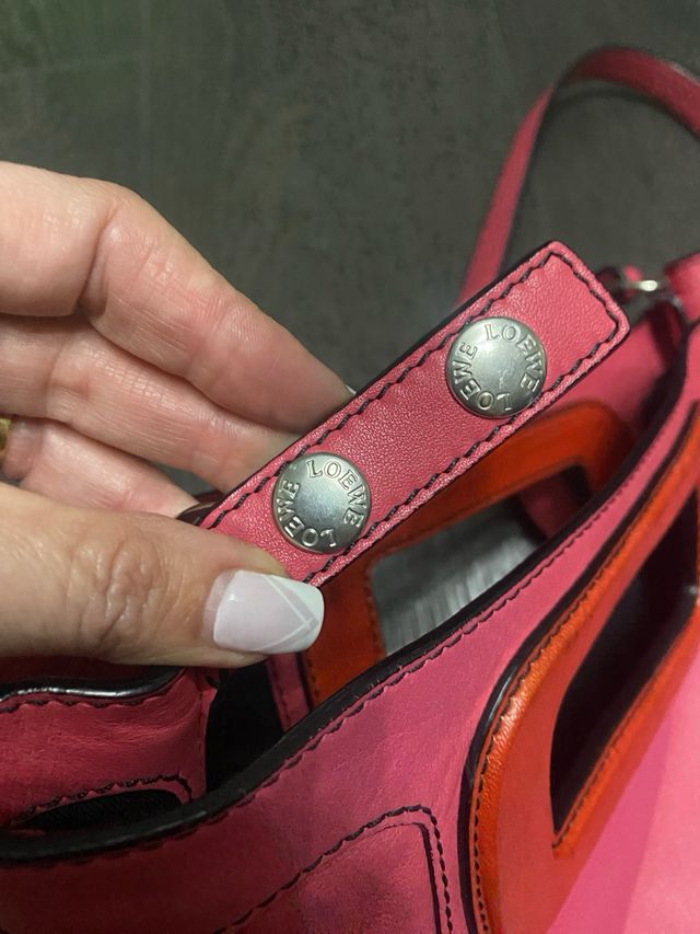 Bolso Loewe Flamenco Piel Rosa