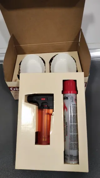 Set Soplete Cocina Nola + 4 Cuencos Cerámica