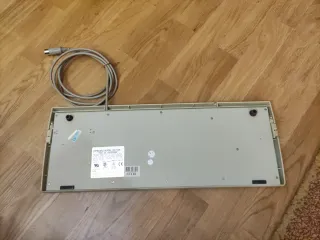 Teclado Ordenador Vintage Beige/Gris