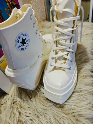 Converse Luxe Wedge Blancas Nuevas