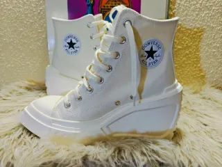 Converse Luxe Wedge Blancas Nuevas