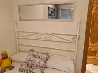 Cabecero Forja Blanco cama  135