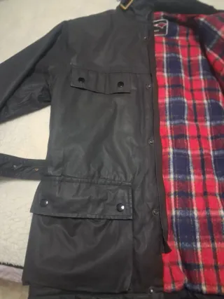 Cazadora Kiwi forrada con cinturón