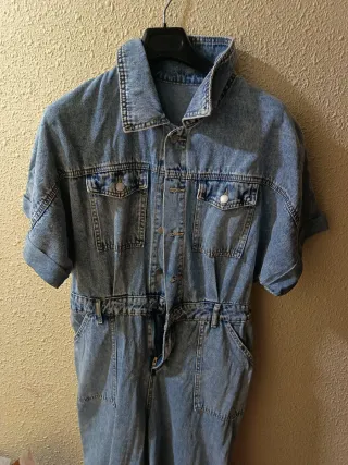 Peto vaquero manga corta