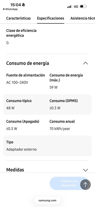 Monitor Samsung 32” 4K UHD Curvo - Perfecto estado