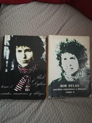Bob Dylan. Escritos, canciones y dibujos 2 libros.