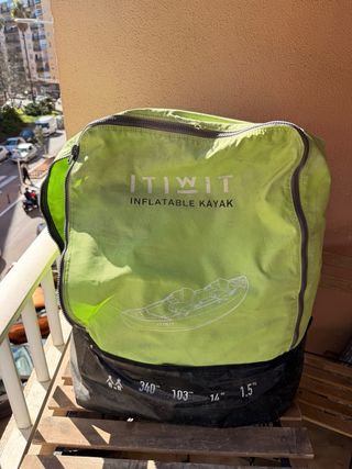 Kayak hinchable Itiwit biplaza. OJO LEER