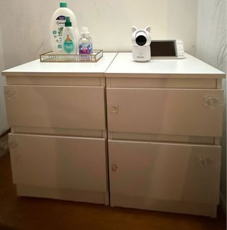 Mesitas de noche Ikea blancas