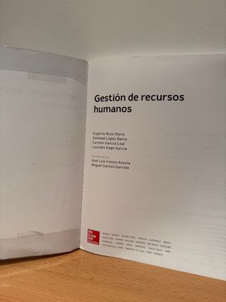 Libro Gestión de Recursos Humanos