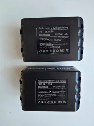 2x Batterie Makita 18V 8Ah Lition-Ion