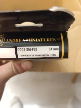 Figura plomo Andrea Miniatures Caballero Medieval