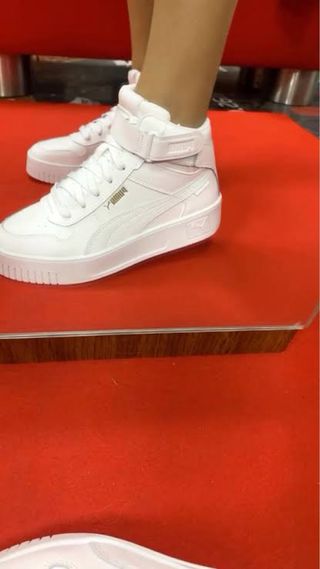 Puma Carina Street Mid Mujer Blancas