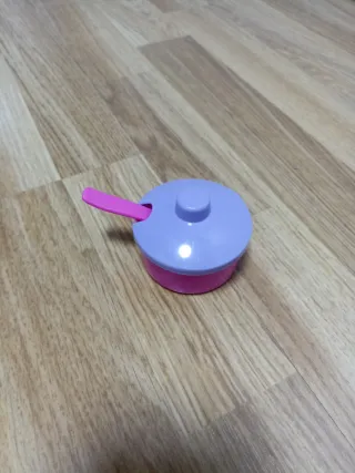 Juego de té infantil rosa y lila