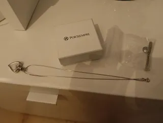 Conjunto Por Siempre: Colgante Corazón y Cadena