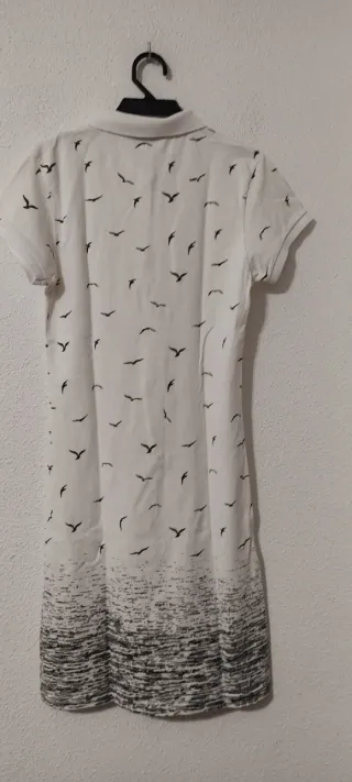 Vestido Polo Tommy Hilfiger Estampado Pájaros