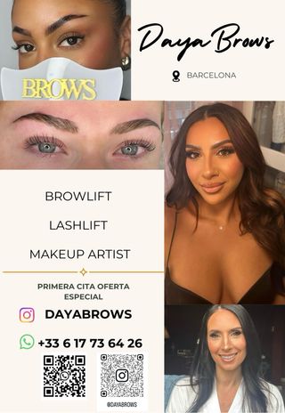 Daya Brows: Browlift, Lashlift y Maquillaje
