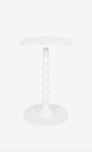 Mesa Auxiliar Blanca o negra D35 x H49 cm