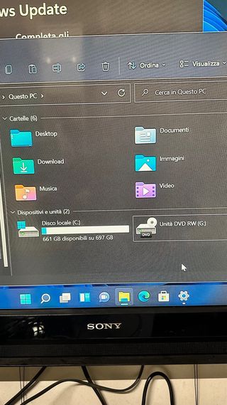 HP Pavilion PC 570-p0xx Nero/Argento