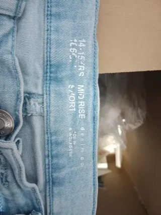 Shorts vaqueros niña Talla L