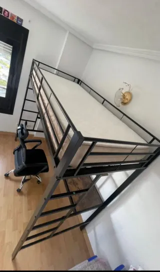 Cama Alta Moimhear con Escritorio