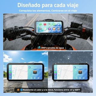 Pantalla CarPlay Moto 6.25 W622