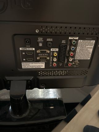 Televisión LG Negra