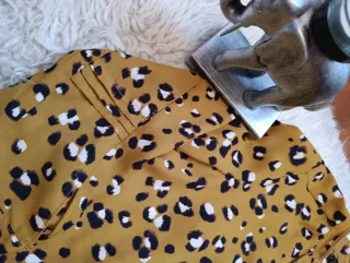 Blusa Zara Basic Estampado Animal print