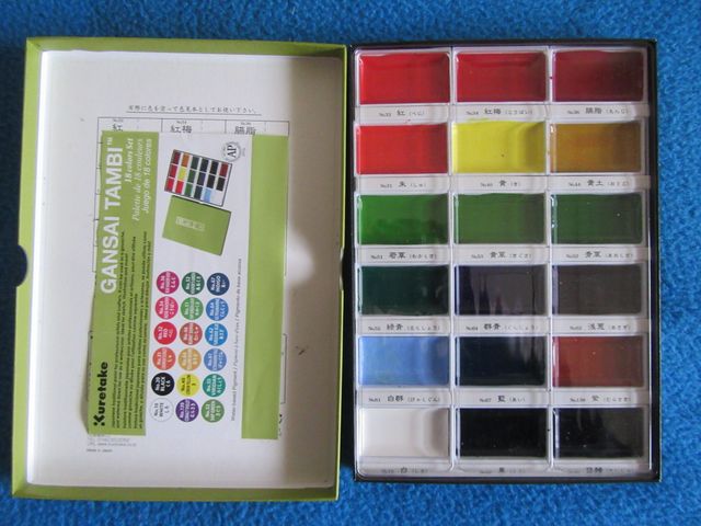 Acuarelas Kuretake Gansai 18 Colores