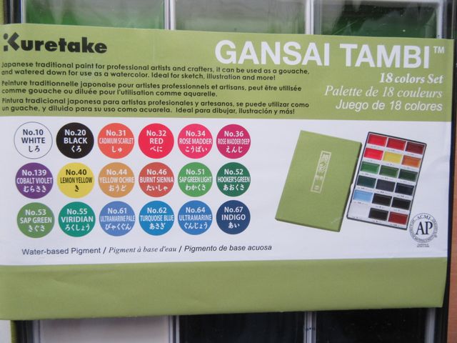 Acuarelas Kuretake Gansai 18 Colores