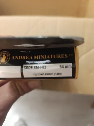 Figura plomo Teutonic Knight (1360)
