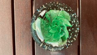 Bolas de cristal con flores