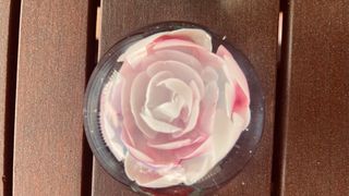 Bolas de cristal con flores