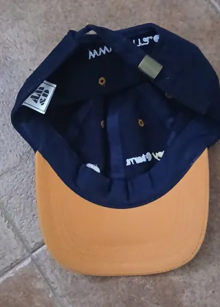Gorra Terra azul y naranja