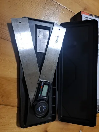 Transportador de ángulos digital Powerfix