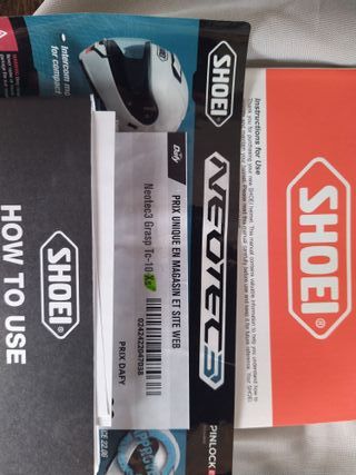 Casco SHOEI Neotec 3 Grasp TC-10 - NUEVO