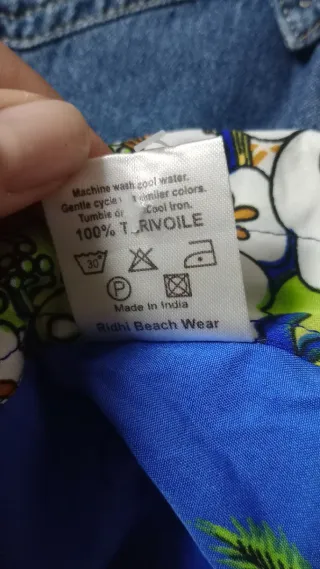 Camicia hawaiana vintage uomo