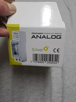 Interruptor Horario ANALOG Sölver