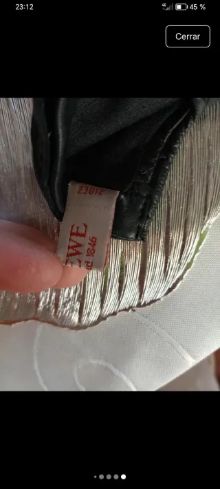 Guantes Loewe Piel Negro